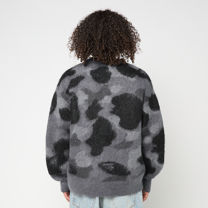 A Bathing Ape Color Camo Mohair Knit Cardigan M schwarz 92471 4