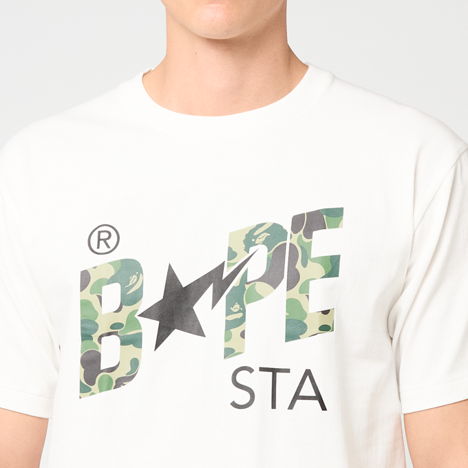 A Bathing Ape ABC Camo Bape Sta Logo Tee M wit 92481 3