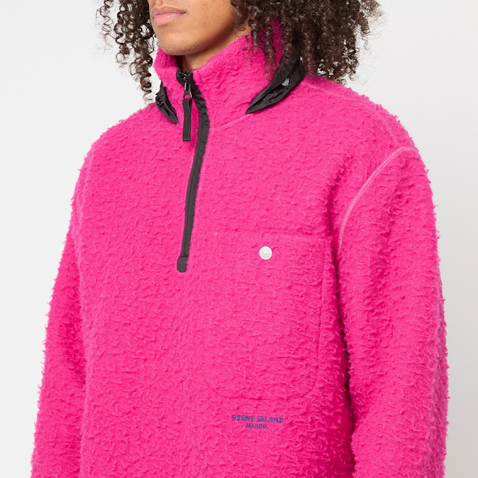 Stone Island Longsleeve Polo lichtroze 92814 5