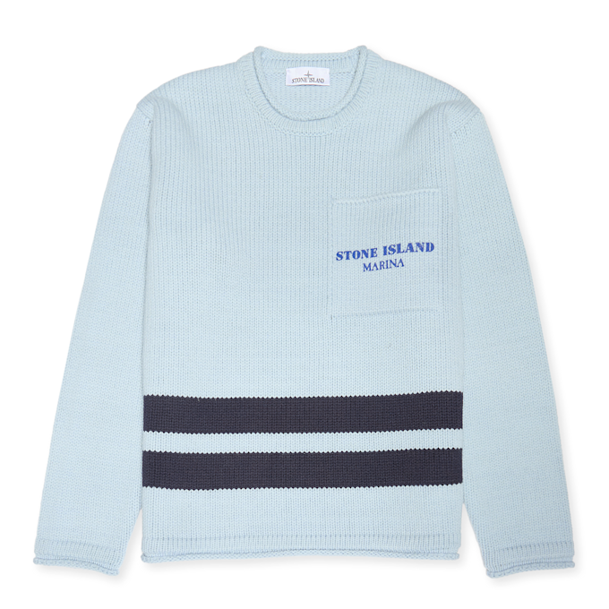 Stone Island Crewneck blauw 92811 1
