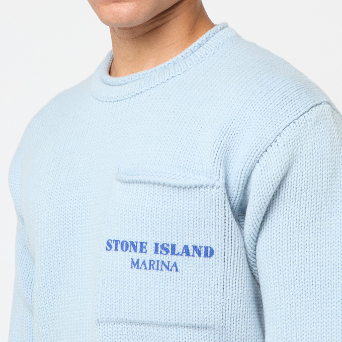 Stone Island Crewneck blauw 92811 5