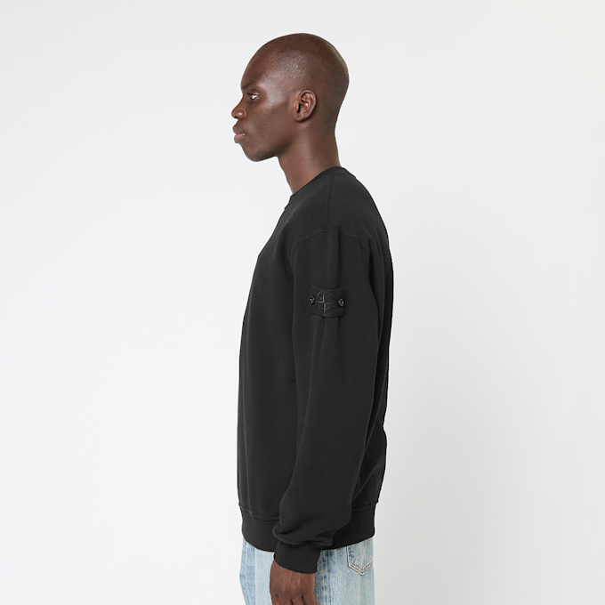 Stone Island SWEATSHIRT croissant/cookie-port black 92813 3