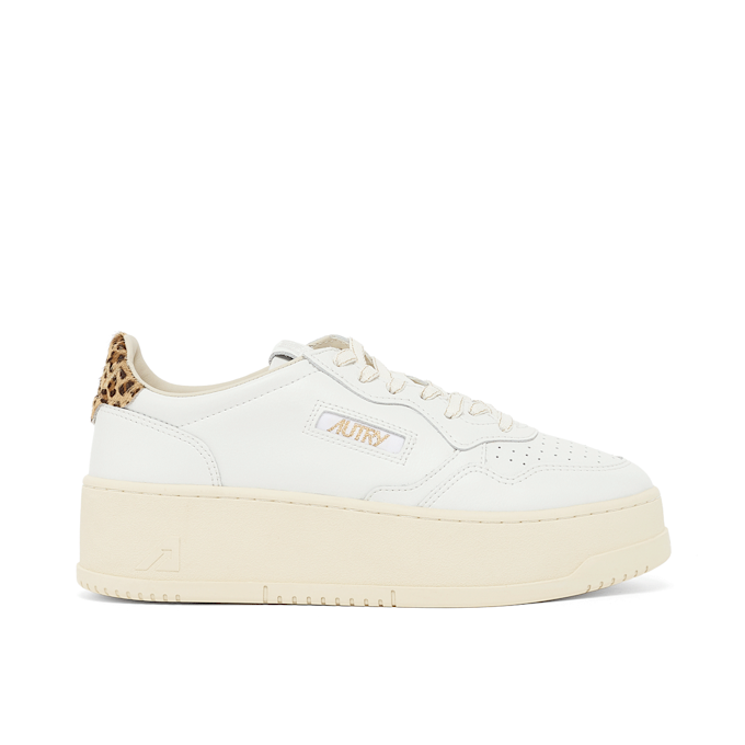 Autry Wmns Platform Low white 93723 2