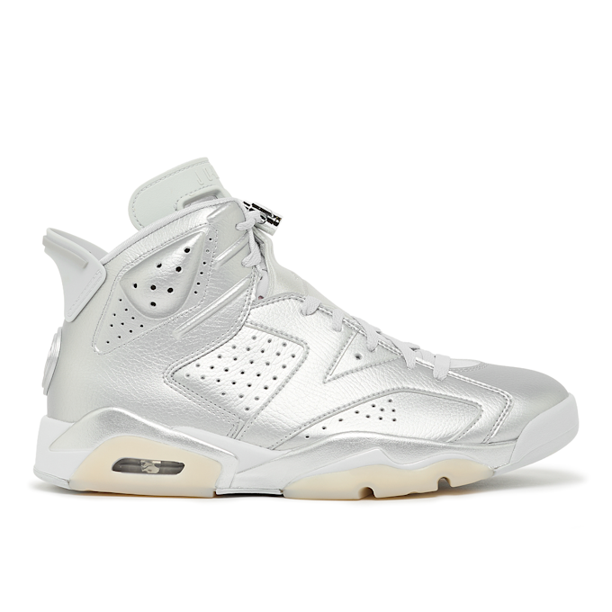 Jordan x PSG Air Jordan 6 Retro "Metallic Silver" zilver 94500 2