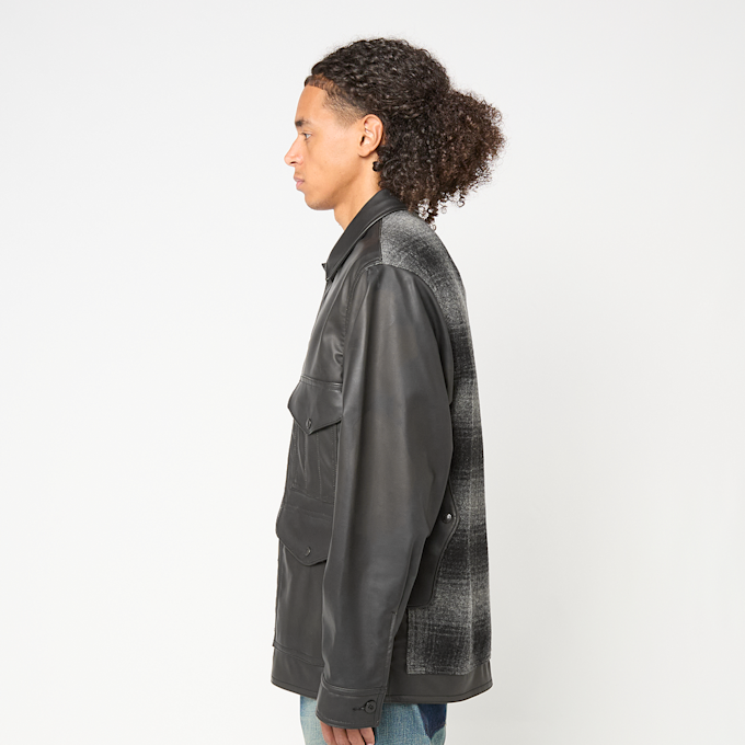 Junya Watanabe MAN Leather Jacket schwarz 95515 3