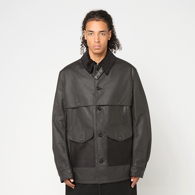 Junya Watanabe MAN Leather Coat black 95517 2
