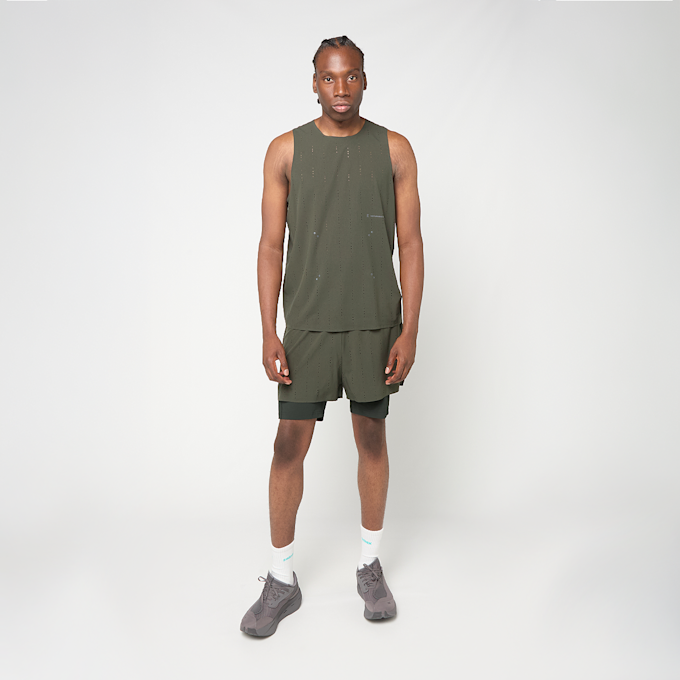 On x PAF Zero 2-in-1 Shorts grün 95330 2