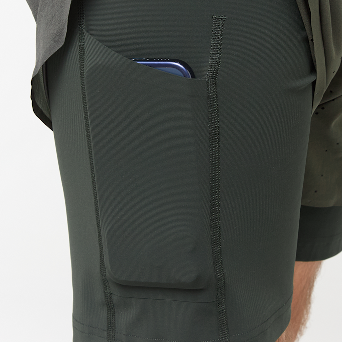 On x PAF Zero 2-in-1 Shorts green 95330 5