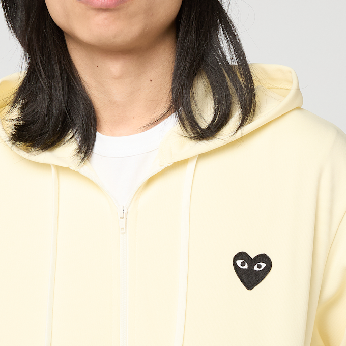 Comme des Garcons Play Play Big Heart Sweatshirt gelb 95345 4
