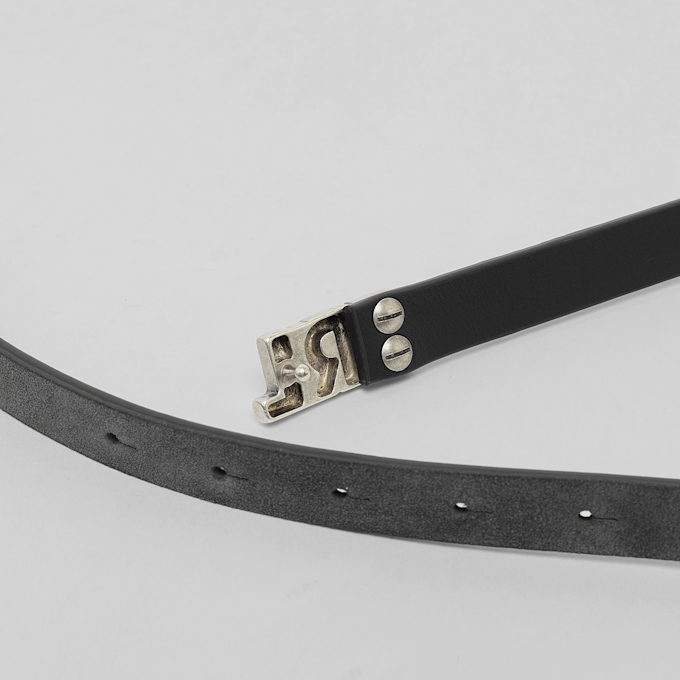 ERL Unisex ERL Suede Skinny Belt Leather schwarz 95409 2