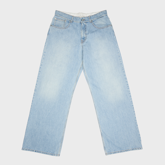 ERL Unisex Blue Jeans Woven blau 95416 1