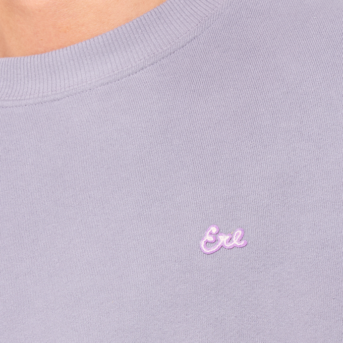 ERL Unisex Script Crewneck Sweatshirt Knit lila 95412 3
