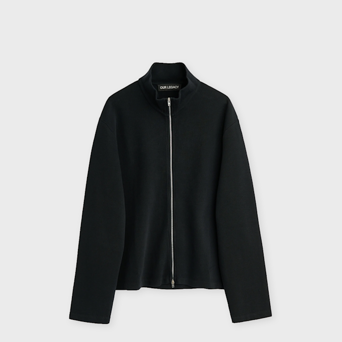 Our Legacy Shrunken Fullzip schwarz 95631 1