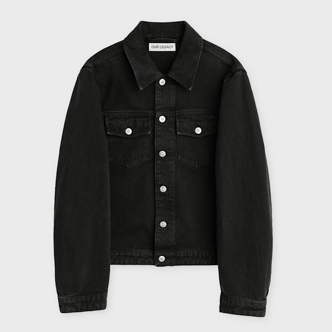 Our Legacy Origin Denim Jacket black 95641 1