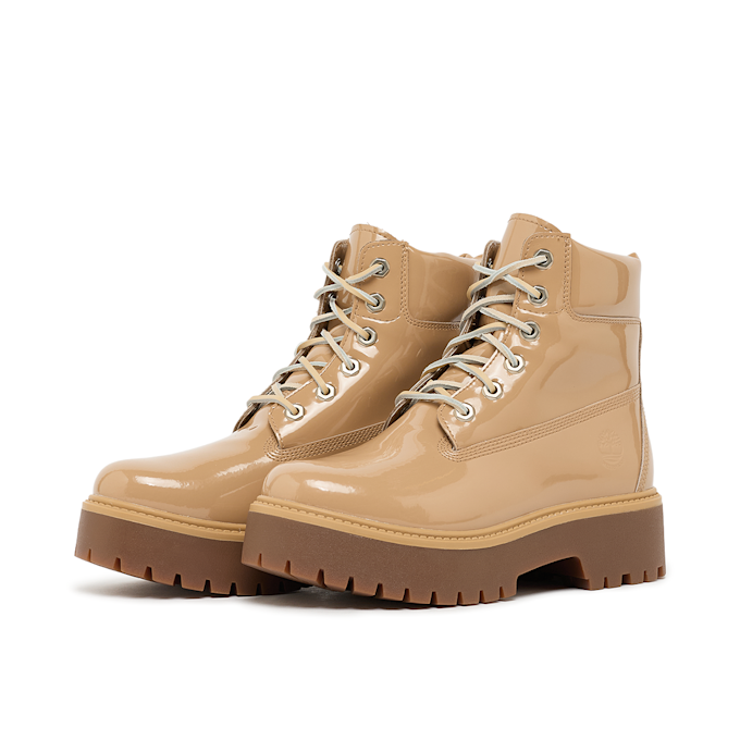 Timberland Wmns Stone Street 6 Inch Lace Up Waterproof Boot beige 95844 1