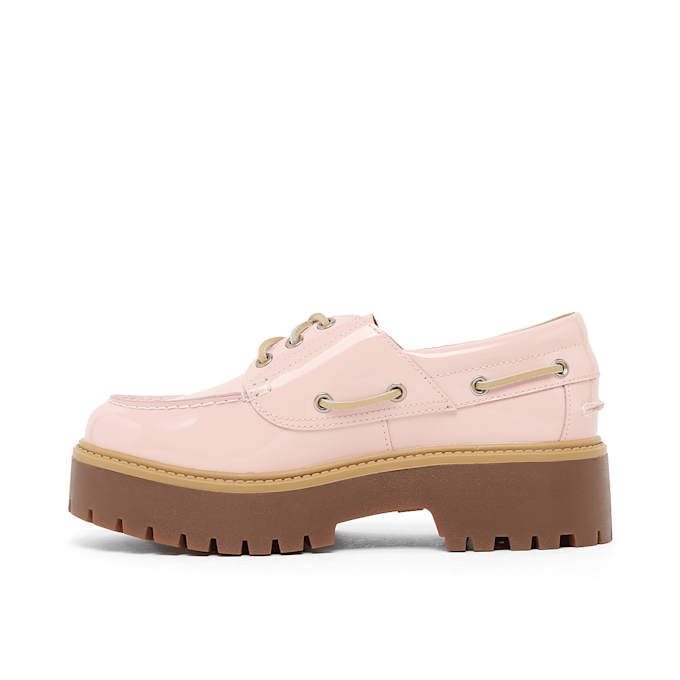 Timberland Wmns Stone Street Boat Shoe Patent Leather rosa 95843 3