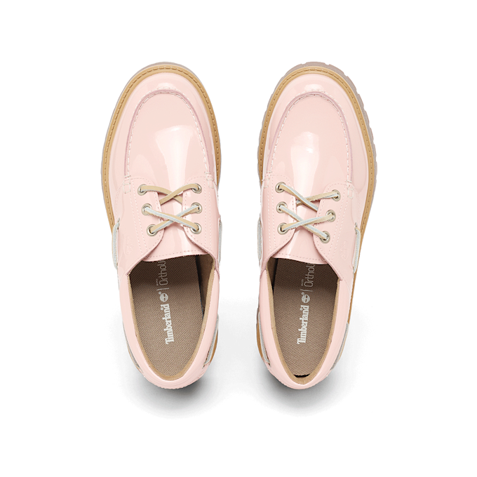 Timberland Wmns Stone Street Boat Shoe Patent Leather light pink 95843 4