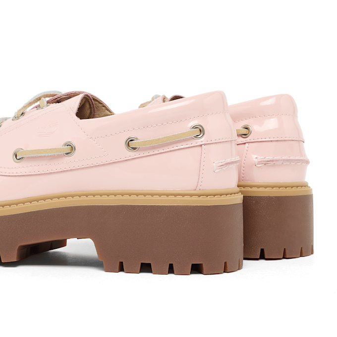 Timberland Wmns Stone Street Boat Shoe Patent Leather light pink 95843 5