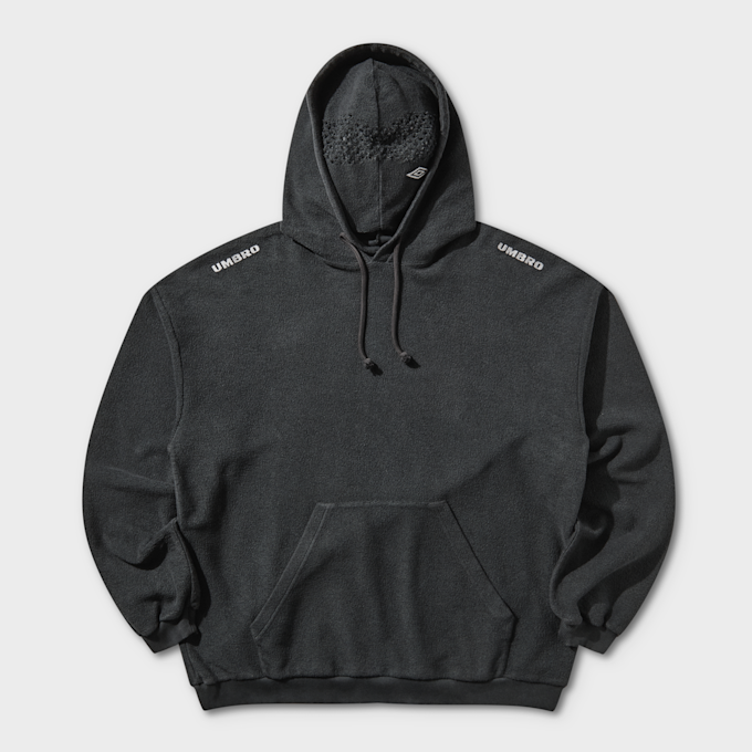 Umbro by Slam Jam Lasered Masked Hoodie black 95883 1