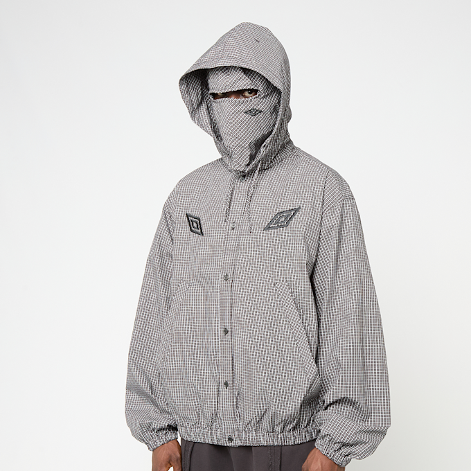 Umbro by Slam Jam Gingham Masked Shirt grijs 95889 3