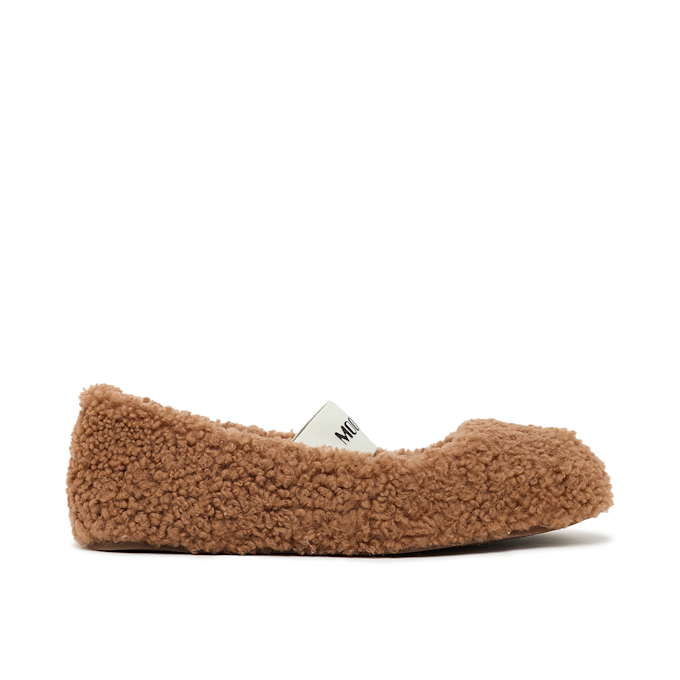 Moon Boot Wmns Shearling Ballerina brown 95897 2