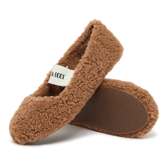 Moon Boot Wmns Shearling Ballerina brown 95897 7