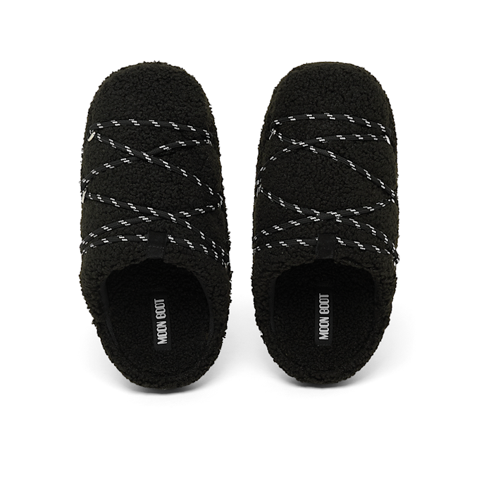 Moon Boot Wmns Teddy Slipper schwarz 95900 4