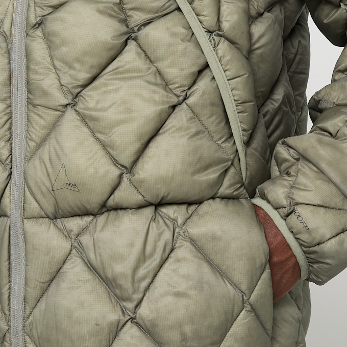 ROA Nuna 800 Fill Power Hooded Down Jacket grün 95920 5