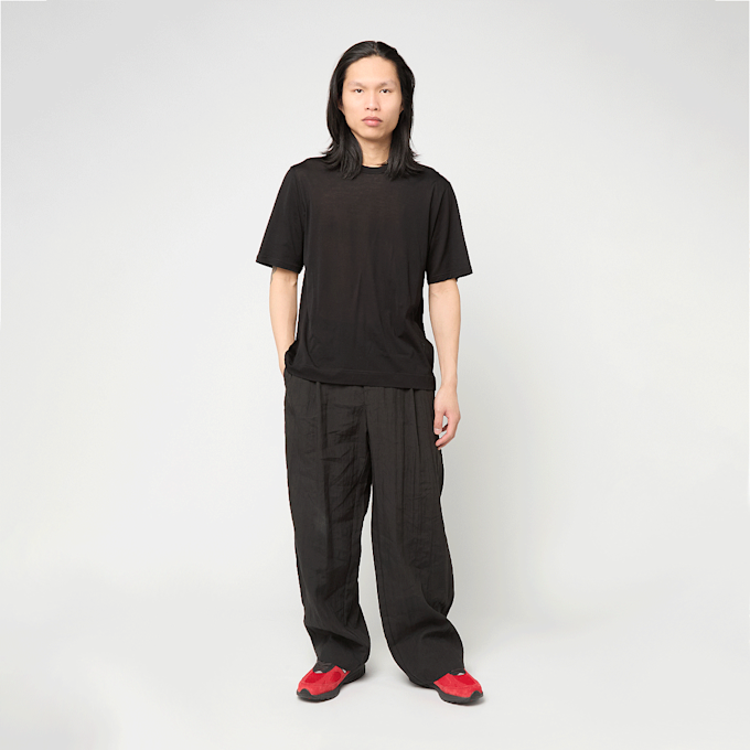 AMI PARIS Classic Fit SS T-Shirt ADC Patch schwarz 95936 2