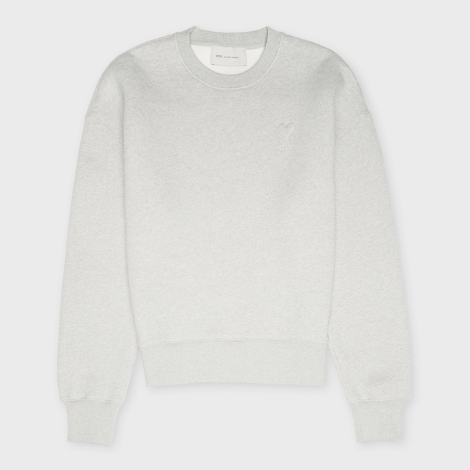 AMI PARIS Big ADC Embossed Sweatshirt grijs 95935 1
