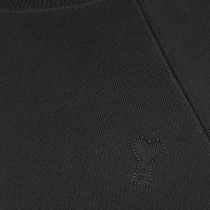 AMI PARIS Small Embossed ADC Sweatshirt black 95943 3
