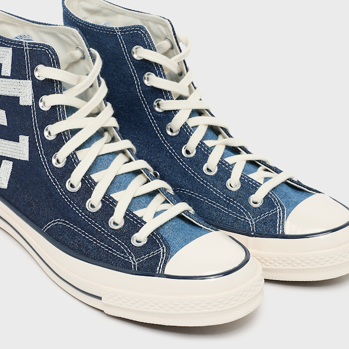 Converse x Eric Emanuel Chuck 70 Navy Denim blauw 96389 6