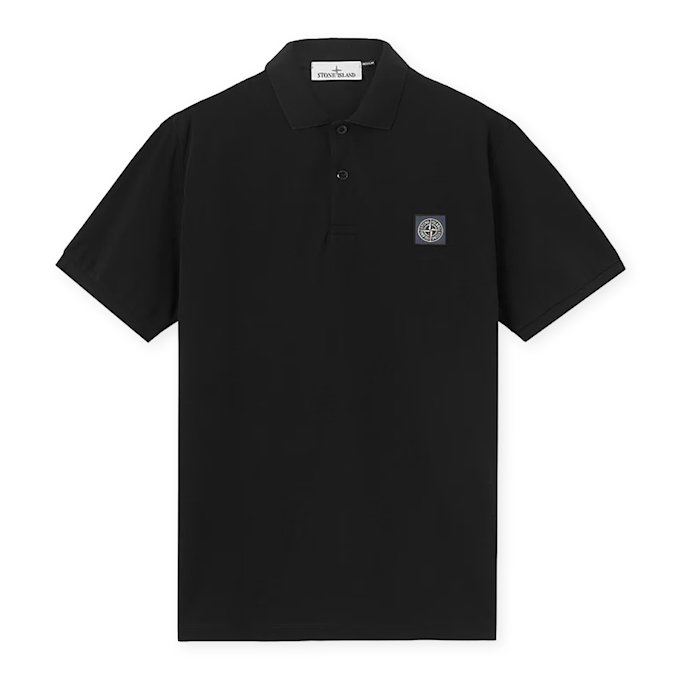 Stone Island Shortsleeve Polo zwart 96429 1