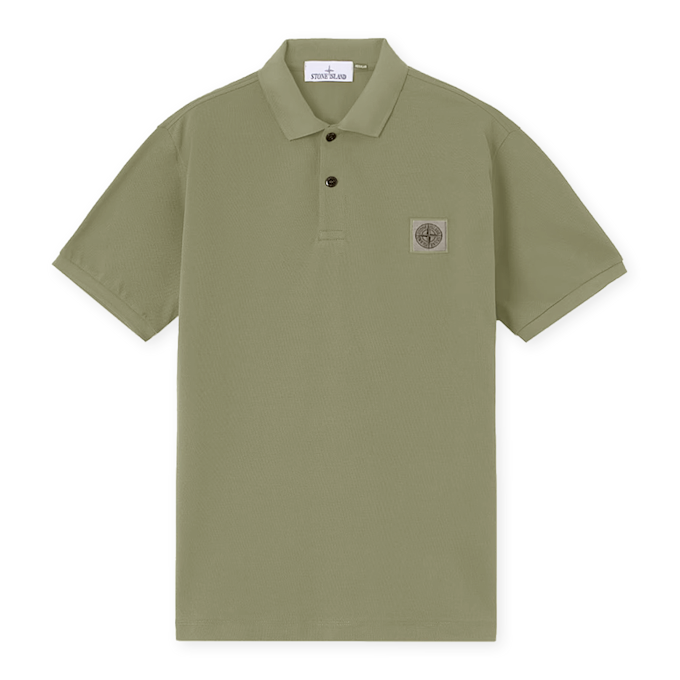 Stone Island Shortsleeve Polo grün 96432 1