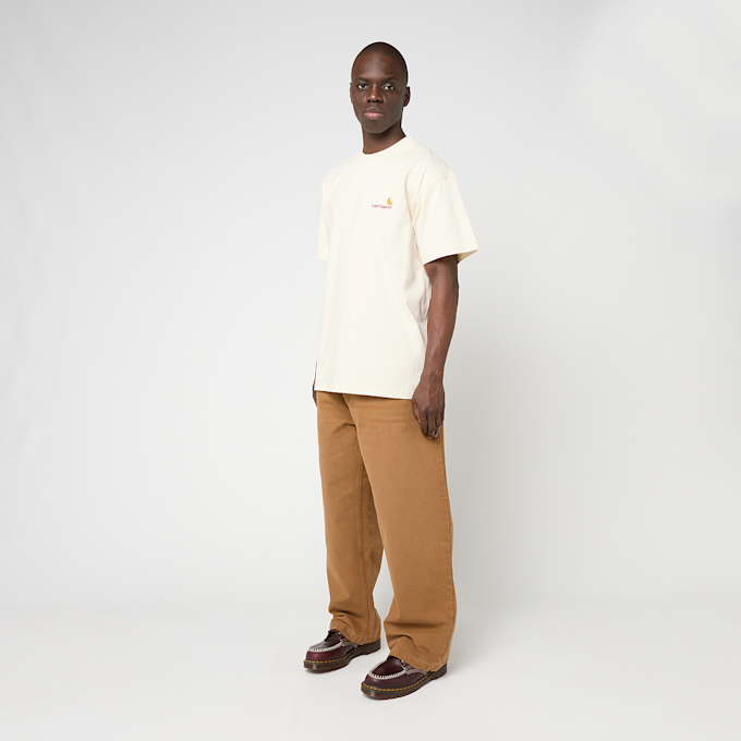 Carhartt WIP S/S American Script T-Shirt beige 96757 2