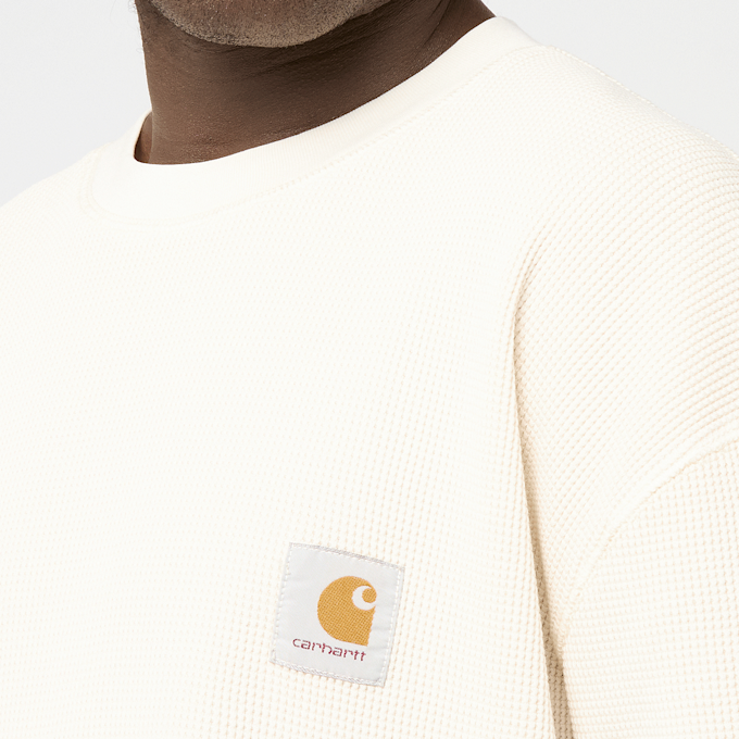 Carhartt WIP Short Sleeve Nelson Waffle T-Shirt Beige 96763 3