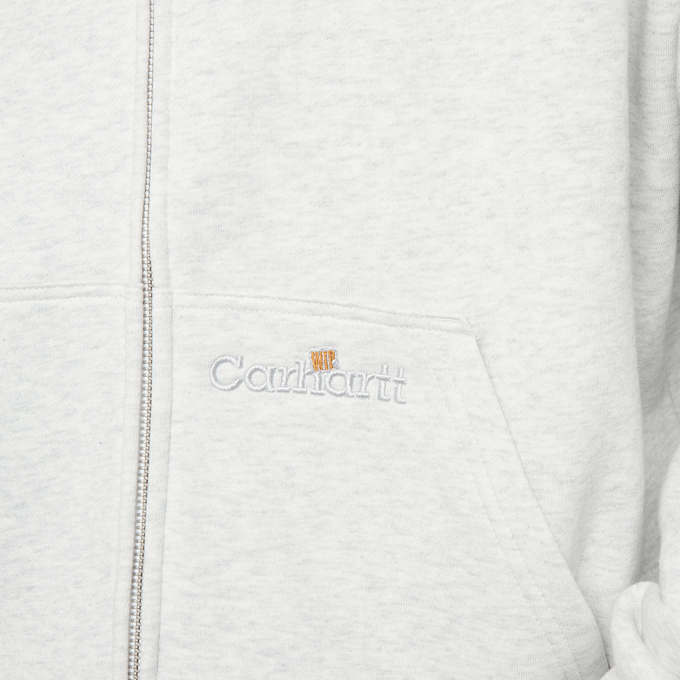 Carhartt WIP Hooded WIP Label Sweat Jacket grau 96770 3