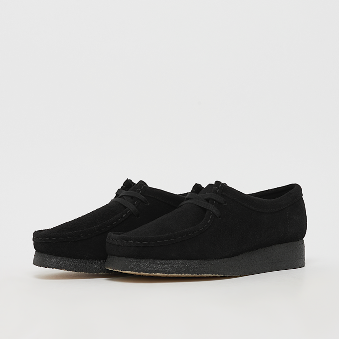 Clarks Wmns Wallabee schwarz 97485 1