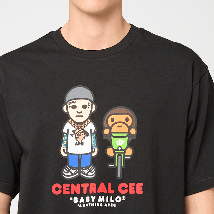 A Bathing Ape x Spotify x Central Cee Baby Milo Tee schwarz 97603 3