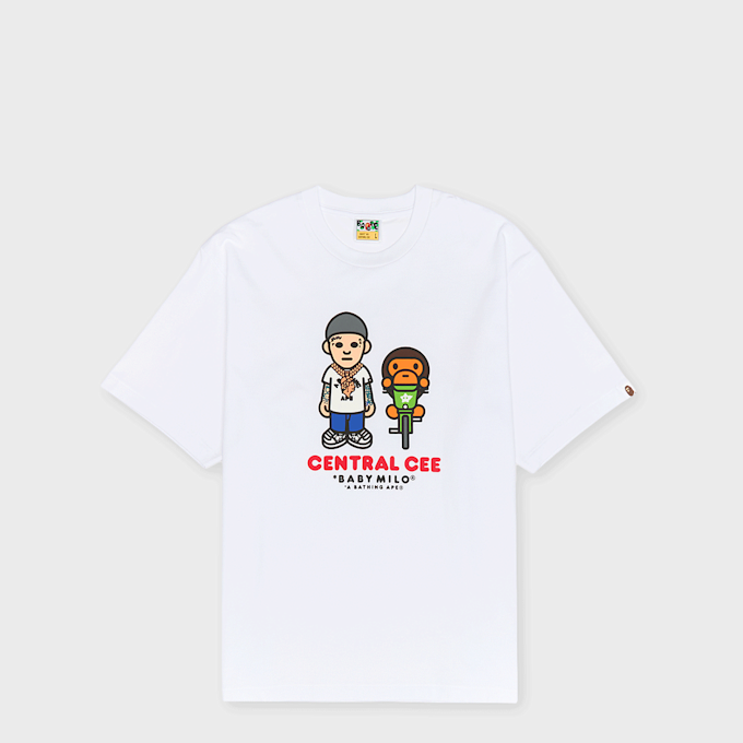 A Bathing Ape x Spotify x Central Cee Baby Milo Tee weiß 97606 1