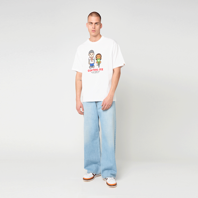A Bathing Ape x Spotify x Central Cee Baby Milo Tee weiß 97606 2