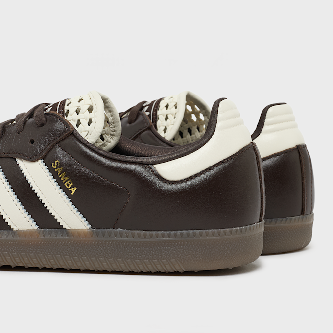 adidas Originals Wmns Samba OG "Basketweave Tongue" (Crochet) braun 97672 5