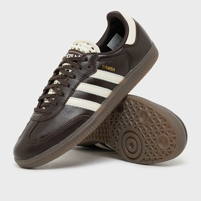 adidas Originals Wmns Samba OG "Basketweave Tongue" (Crochet) braun 97672 7