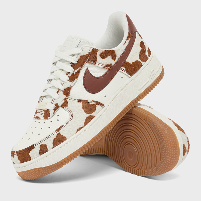 Nike   Wmns Air Force 1 '07 Low "Cow Print" braun 98087 7