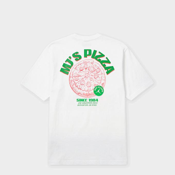 Jordan Pizza Graphic Crewneck T-Shirt weiß 98103 1