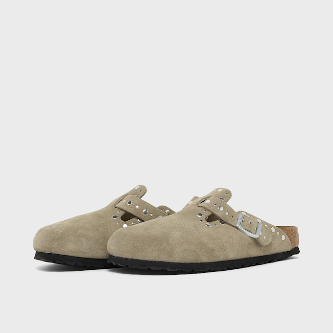 Birkenstock Boston Rivet LEVE (narrow) grau 98245 1