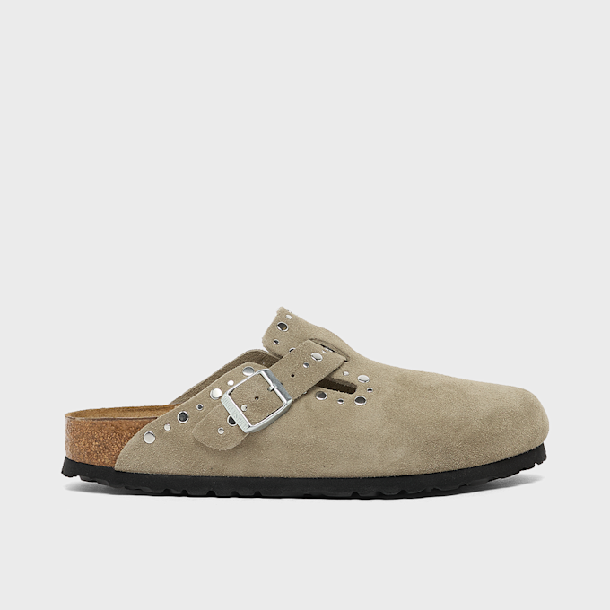 Birkenstock Boston Rivet LEVE (narrow) grijs 98245 2