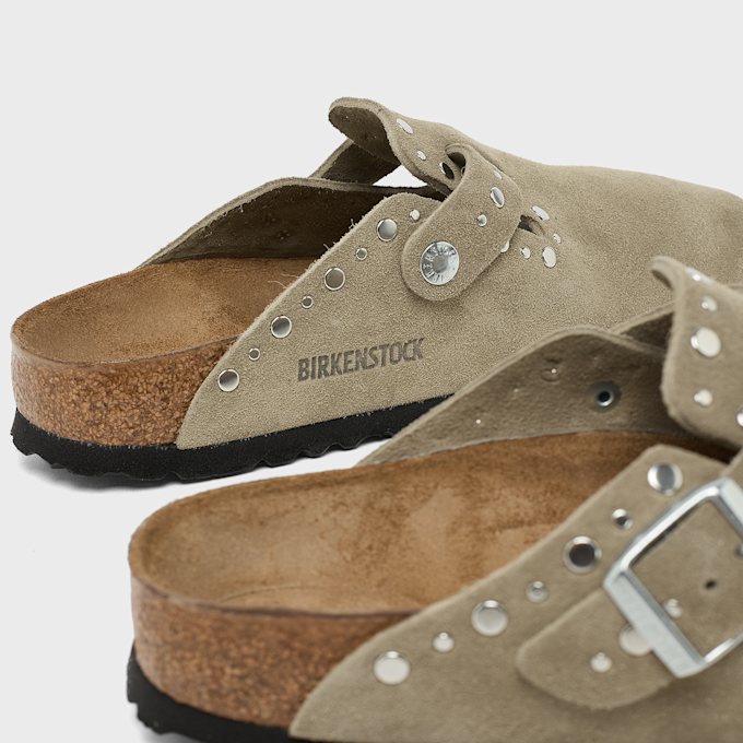 Birkenstock Boston Rivet LEVE (narrow) grijs 98245 5