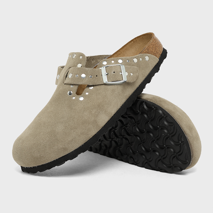 Birkenstock Boston Rivet LEVE (narrow) grau 98245 7