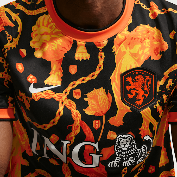 Nike   x Patta KNVB Netherlands Academy Pro Pre-Match Jersey orange 98273 4